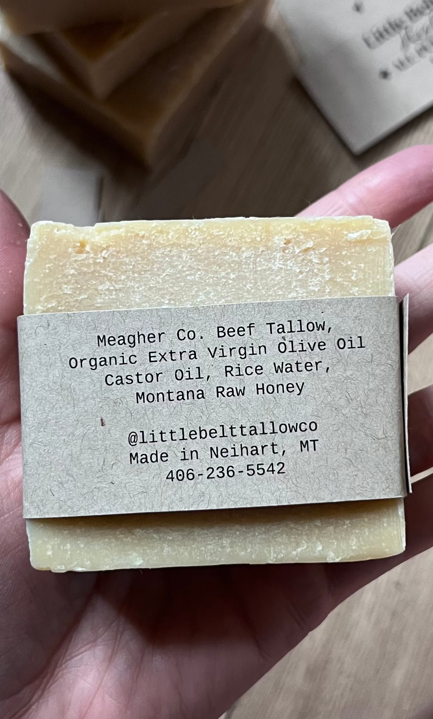 High Plains All-Purpose Tallow Soap Bar