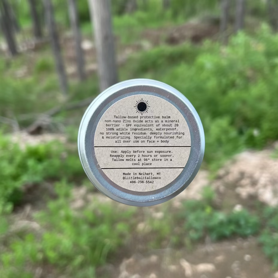 Tallow-Based Mineral Sunnbalm